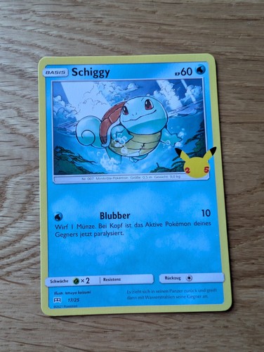 Carta pokemon schiggy - pokemon,