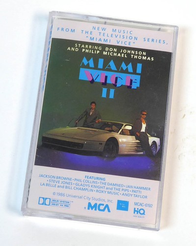 Musikkassette miami vice ii - miami,